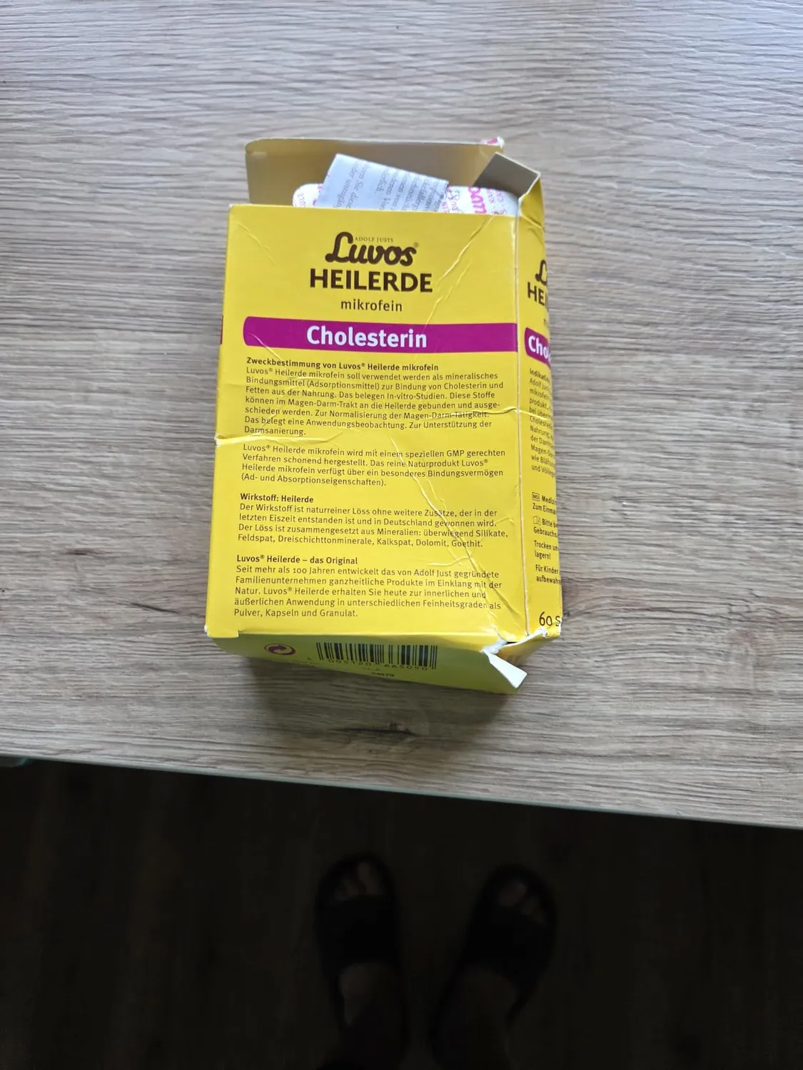 Luvos Heilerde mikrofein Kapseln 60 Stk Cholesterinbindung