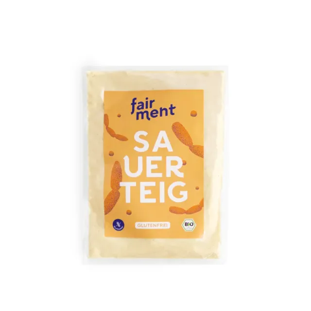 Fairment Bio Sauerteig Starter glutenfrei 150 g backfertig