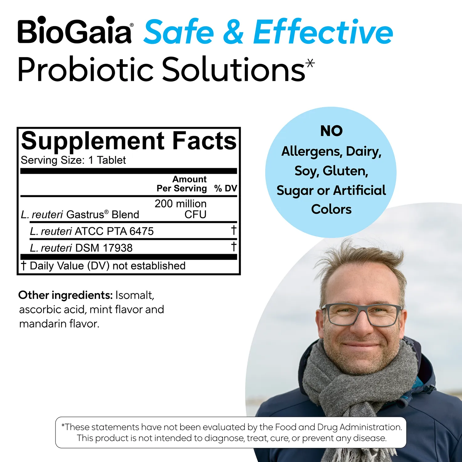 BioGaia Gastrus Probiotika Kautabletten 1-Pack