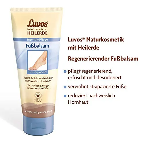 Luvos Heilerde Fußcreme Balsam 75 ml Hornhaut Desodorierend