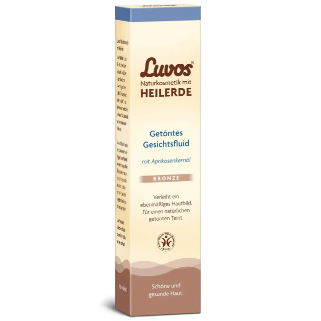Luvos Heilerde getöntes Gesichtsfluid bronze 50 ml Glow