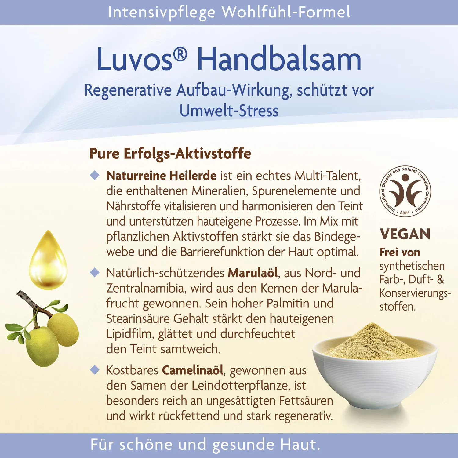 Luvos Heilerde Intensiv-Pflege Handbalsam 50 ml Camelinaöl