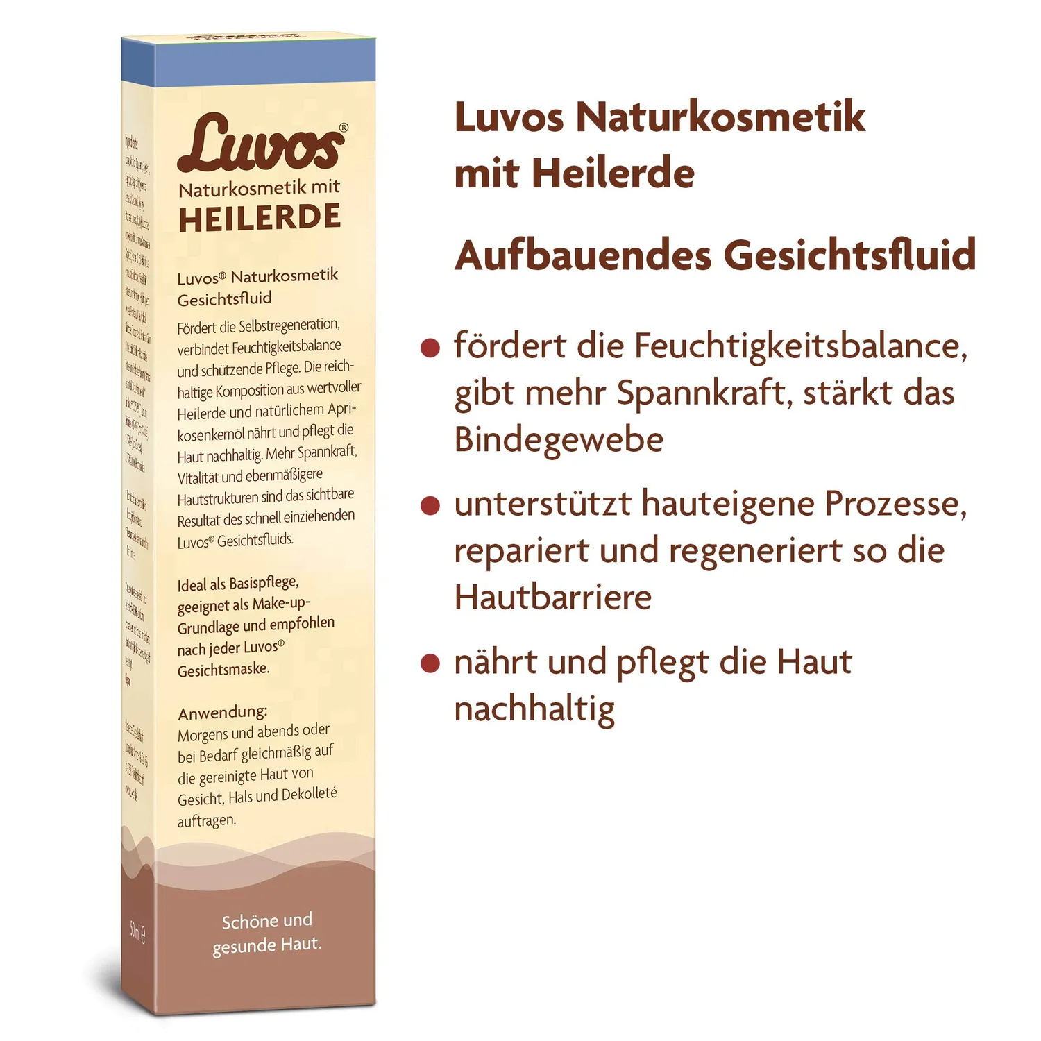 Luvos Heilerde aufbauendes Gesichtsfluid 50 ml normale Haut