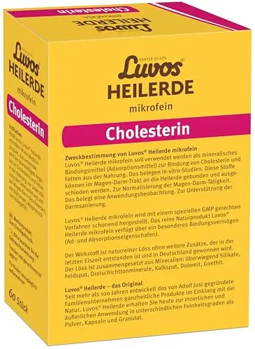 Luvos Heilerde mikrofein Kapseln 60 Stk Cholesterinbindung