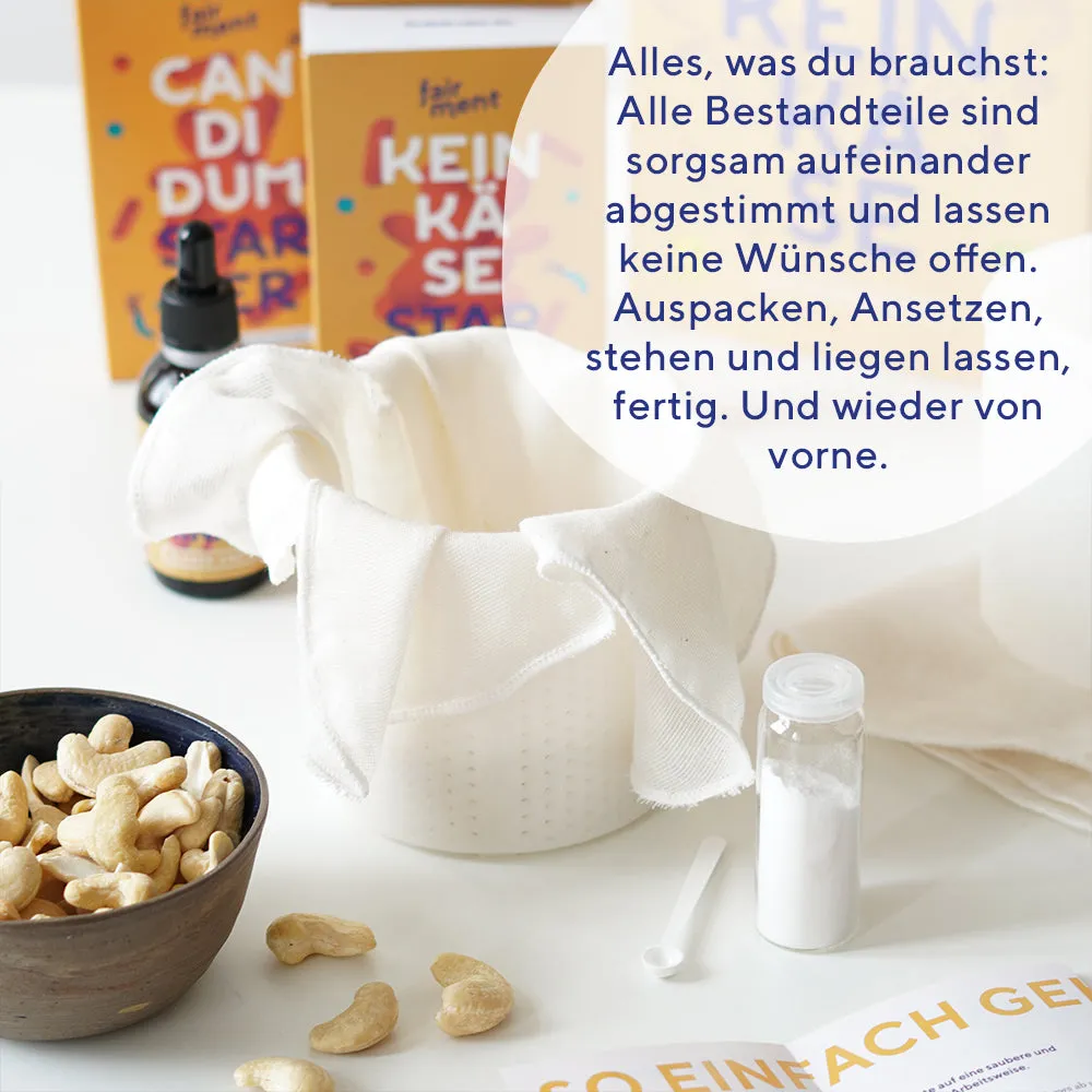 fairment Keinkäse Starter Kit veganes Käse Set vegan