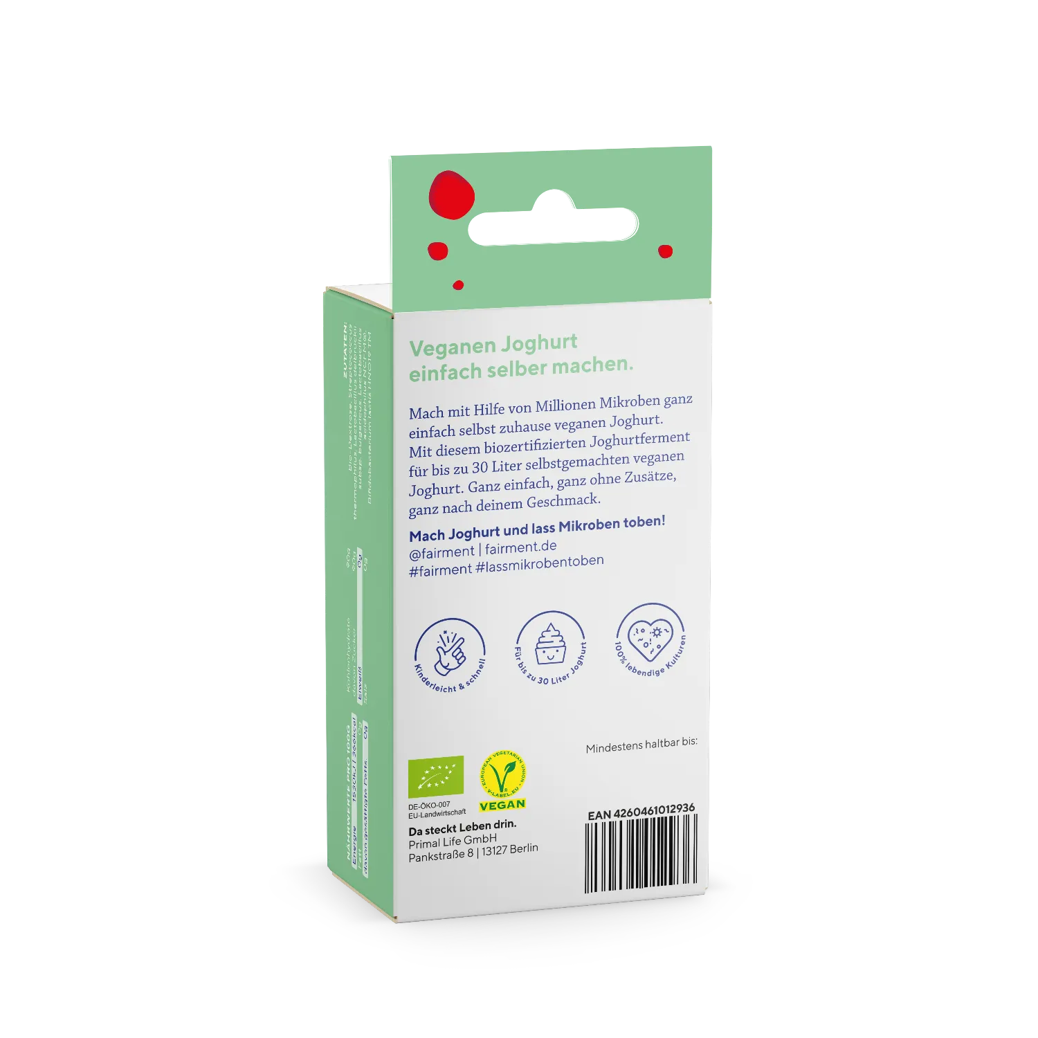 fairment Joghurt Kulturen Set Joghurtkulturen 2x15g bio