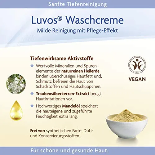 Luvos Heilerde Waschcreme 100 ml porentiefe Reinigung