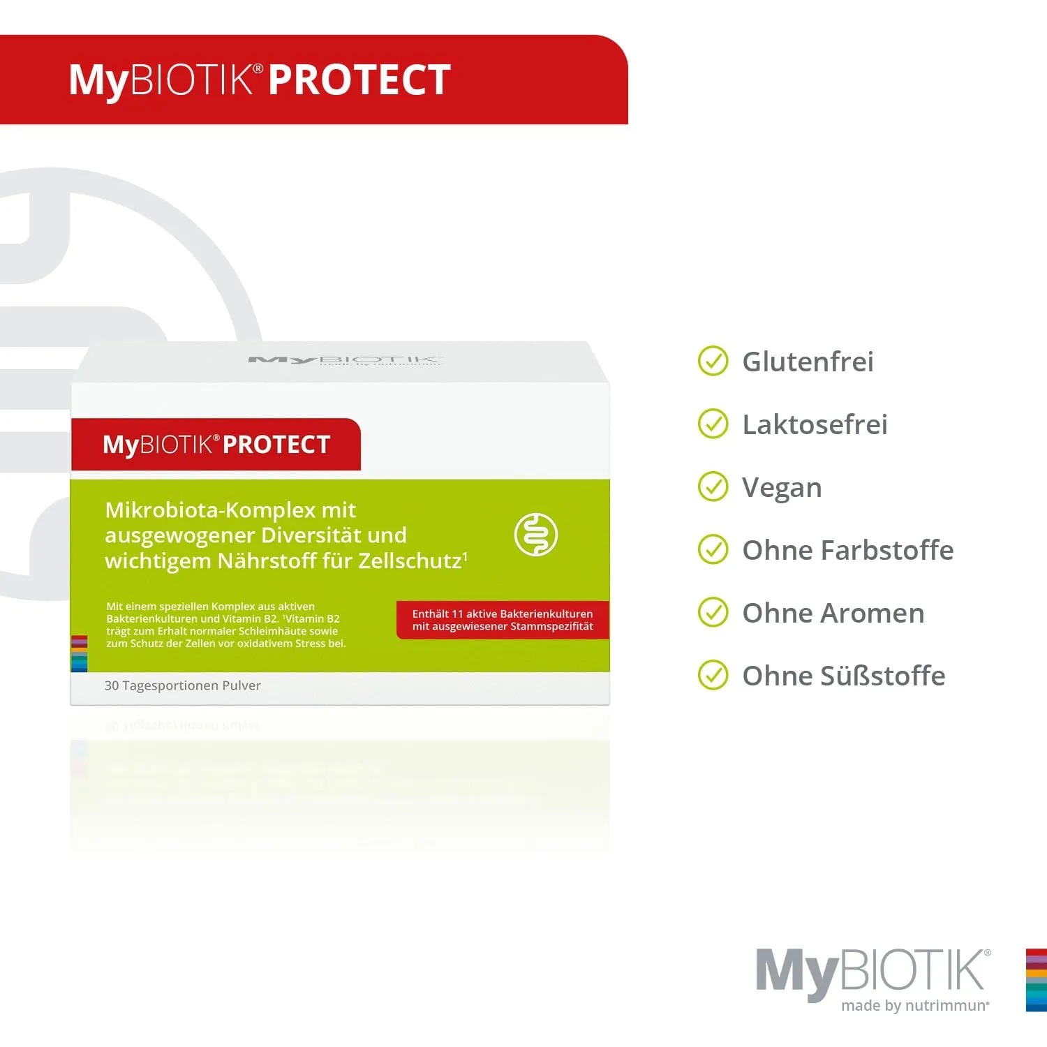 nutrimmun MyBIOTIK PROTECT Pulver 30 Beutel vegan
