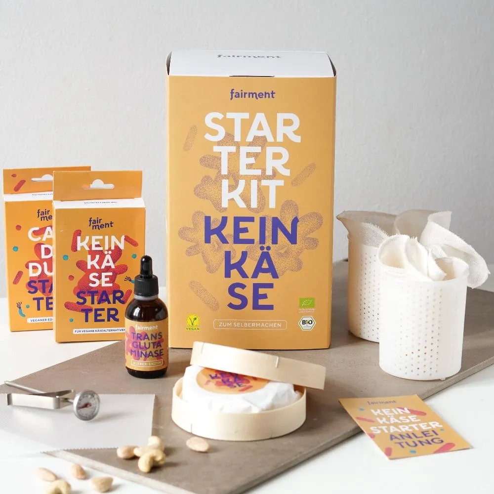 fairment Keinkäse Starter Kit veganes Käse Set vegan
