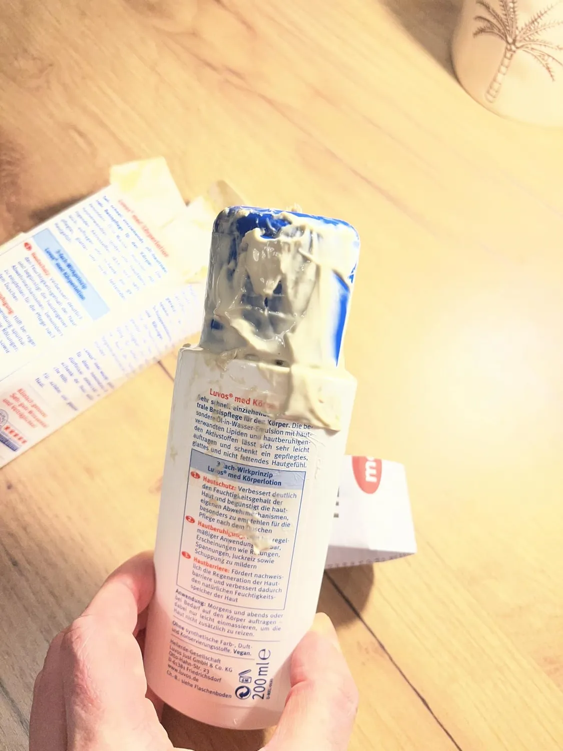 Luvos med Körperlotion 200 ml (1er Pack) trockene Haut