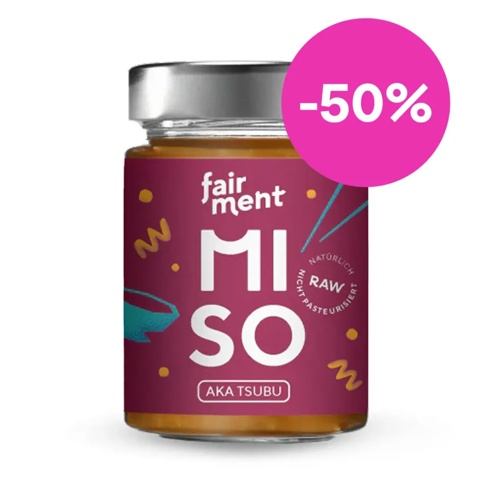 fairment Bio Miso Aka Tsubu Paste 200g würzig