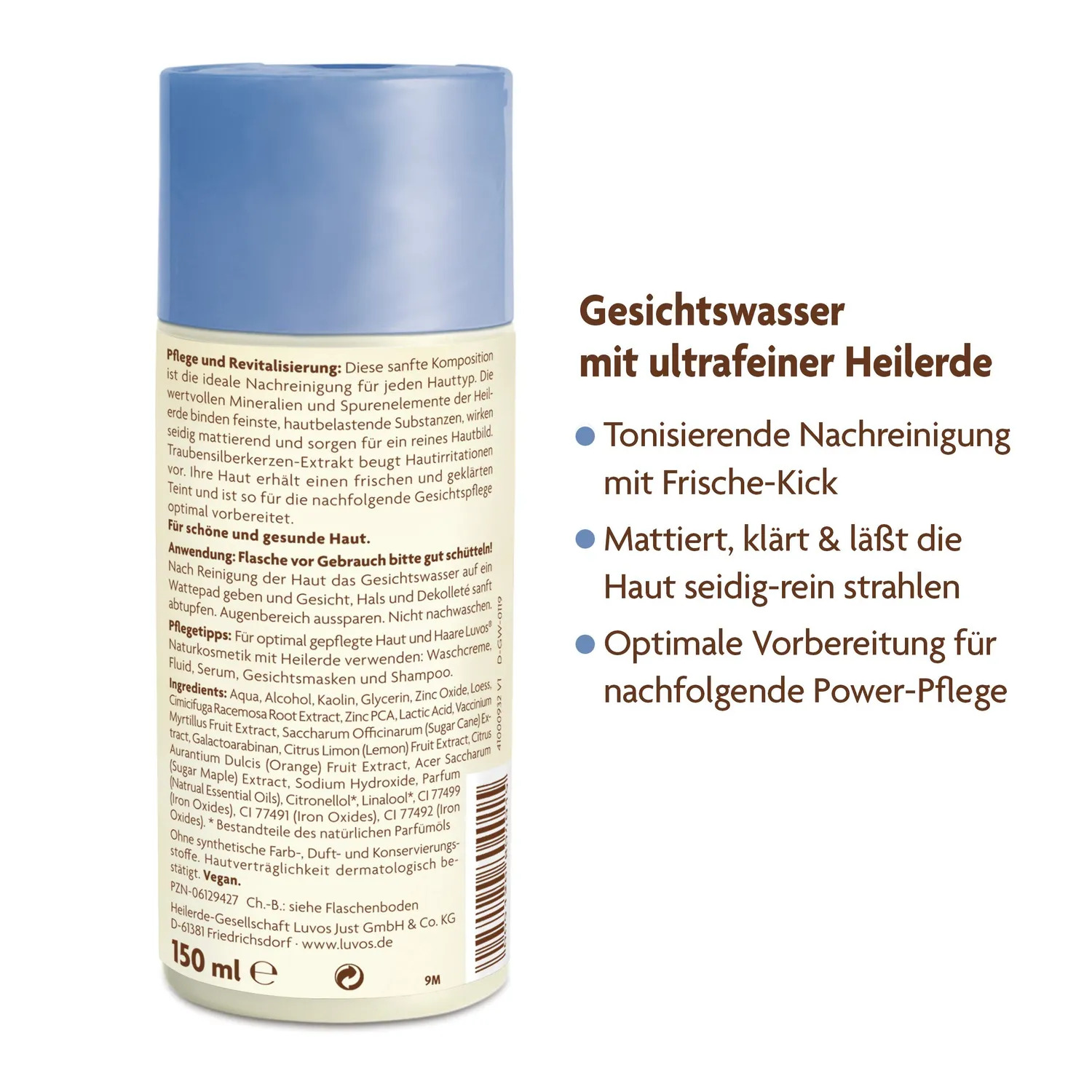 Luvos Heilerde Gesichtswasser Tonic 150 ml mattierend