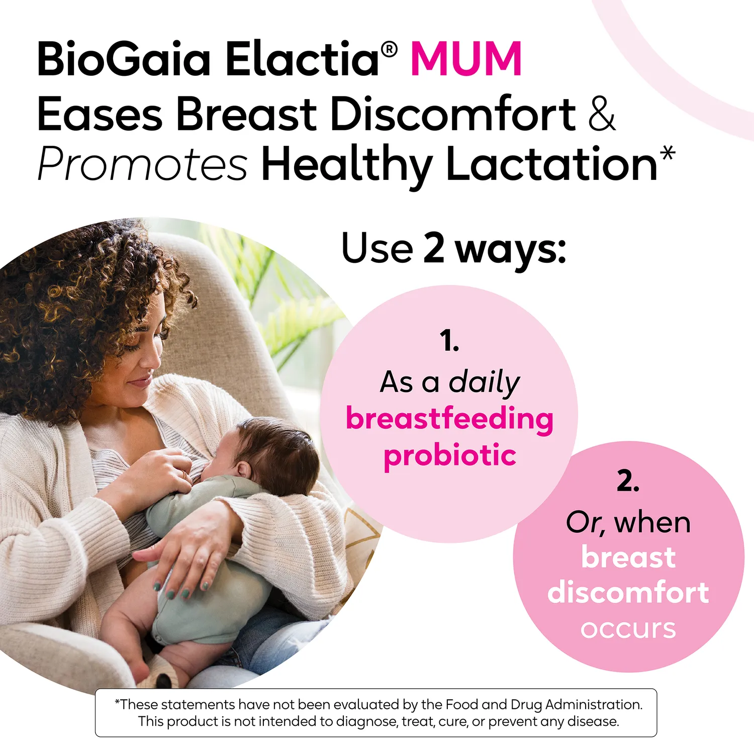 BioGaia Elactia MUM Probiotika Kapseln Stillzeit