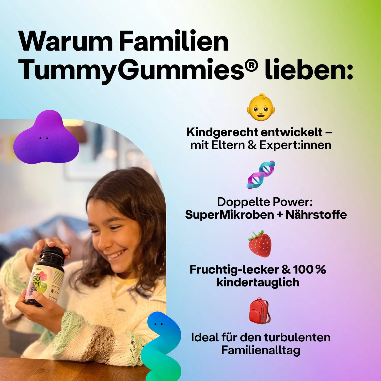 fairment TummyGummies Probiotika Gummibärchen 60 Stück Kinder