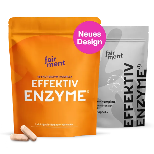 fairment EffektivEnzyme Enzym-Komplex 60 Kapseln mit Bromelain