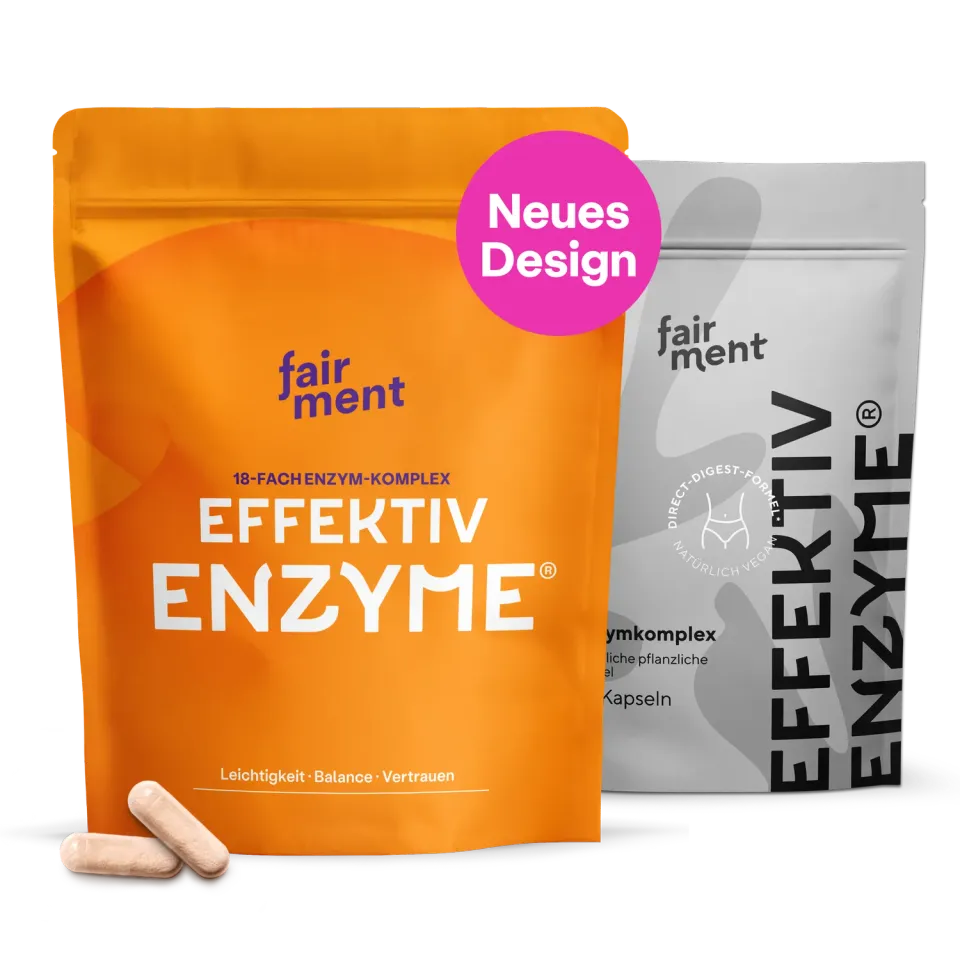 fairment EffektivEnzyme Enzym-Komplex 60 Kapseln mit Bromelain