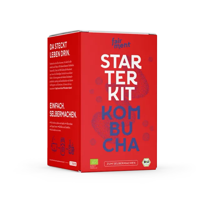 Fairment Kombucha Starter Kit Bio selber machen mit Scoby
