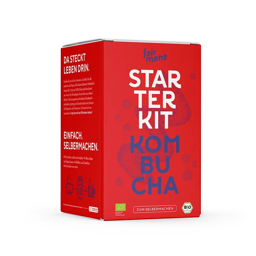 Fairment Kombucha Starter Kit Bio selber machen mit Scoby