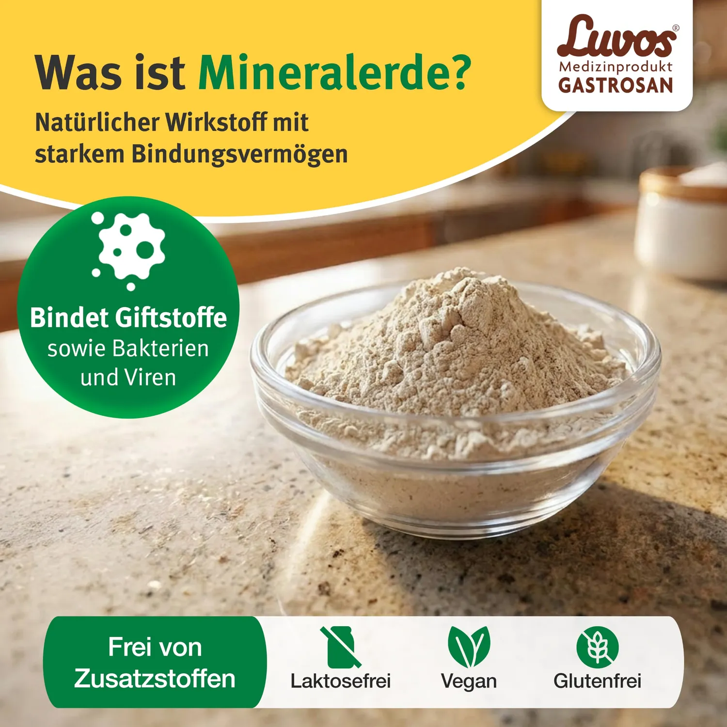 Luvos Gastrosan Kapseln 30 Stück bei Blähungen