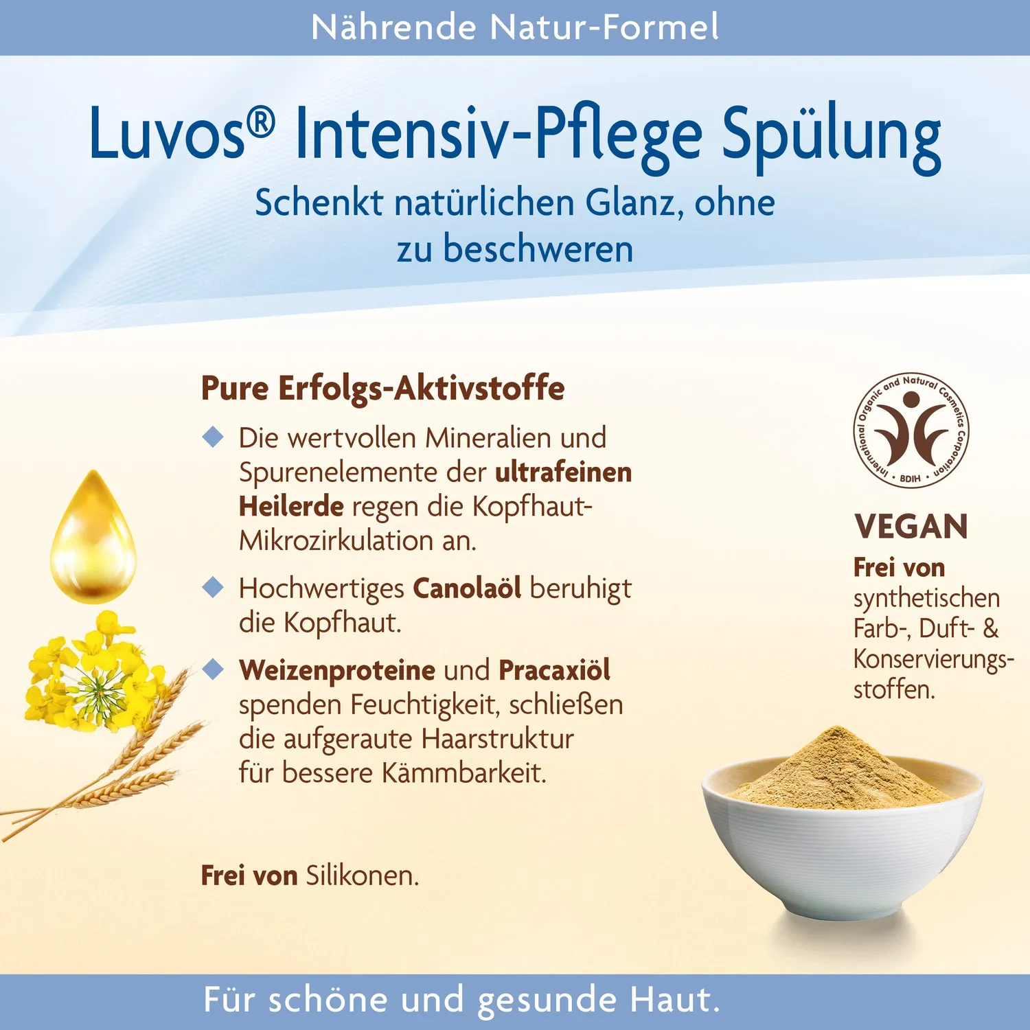 Luvos Heilerde Spülung Conditioner 200 ml ohne Silikone