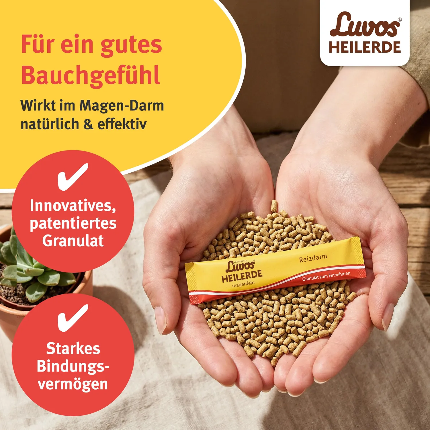 Luvos Heilerde magenfein Granulat 50 Beutel vegan