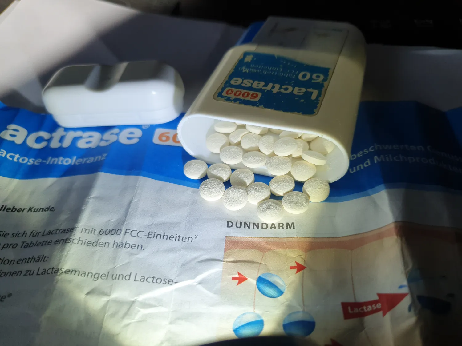 Lactrase 6000 Lactase Tabletten 240 Stück Mini-Tabletten