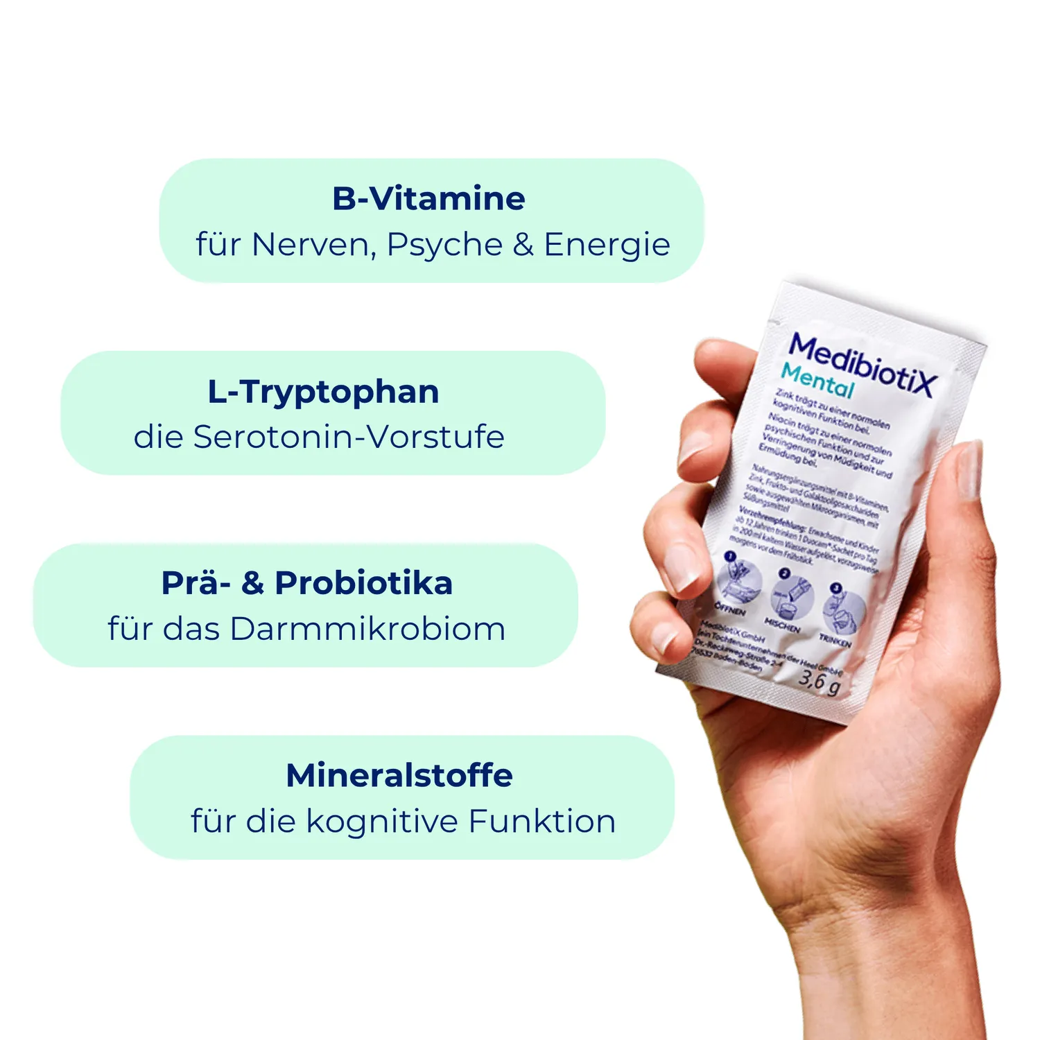 MedibiotiX Mental Kapseln für Konzentration