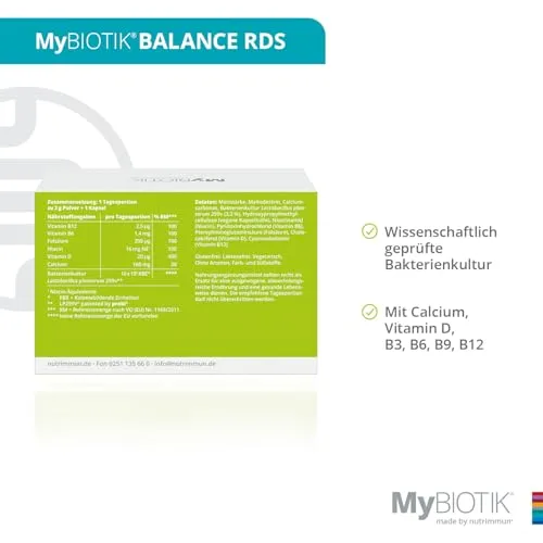 nutrimmun MyBIOTIK BALANCE RDS Pulver Kapseln 40 Tage LP299V