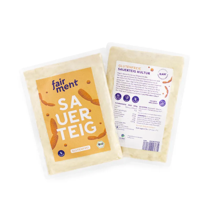 Fairment Bio Sauerteig Starter glutenfrei 150 g backfertig