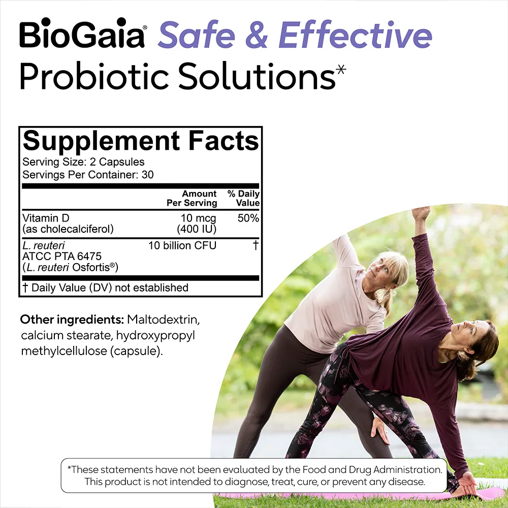 BioGaia Osfortis Kapseln Knochen Frauen