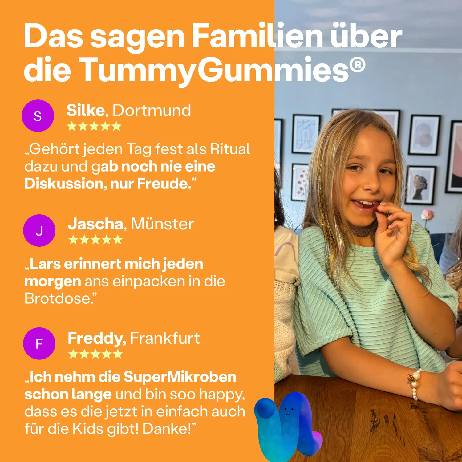 fairment TummyGummies Probiotika-Gummies 60 Stück Kinder