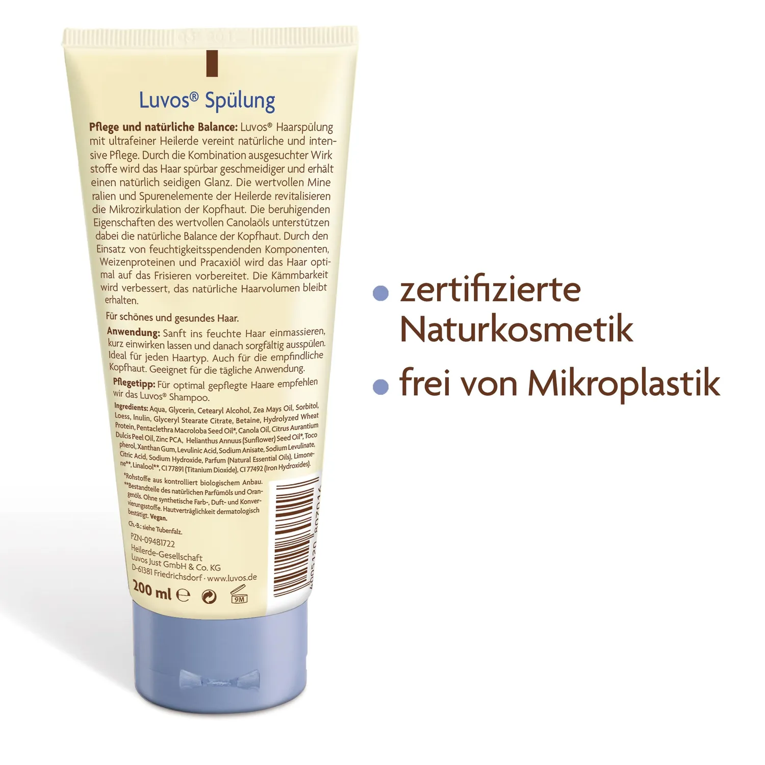 Luvos Heilerde Spülung Conditioner 200 ml ohne Silikone