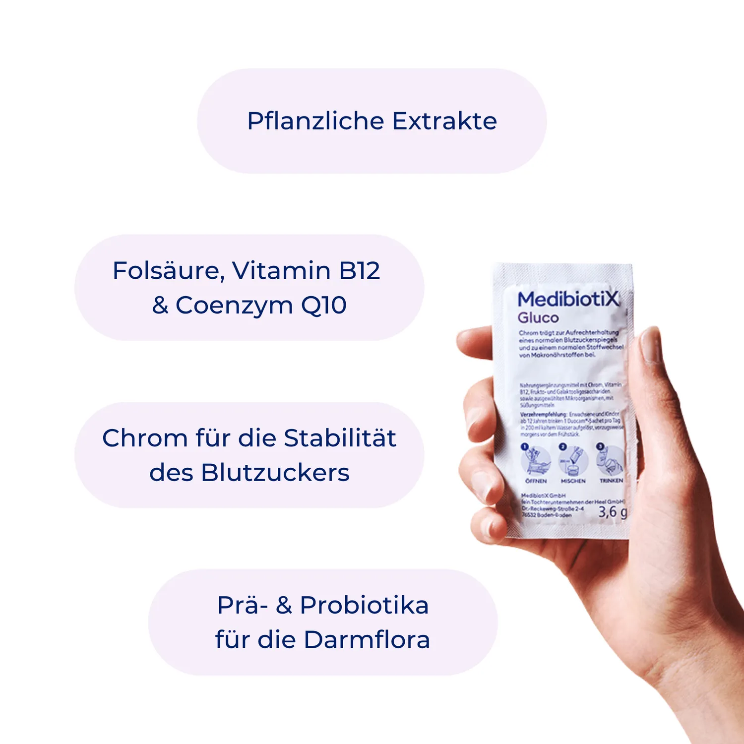 MedibiotiX Gluco Kapseln für Stoffwechsel
