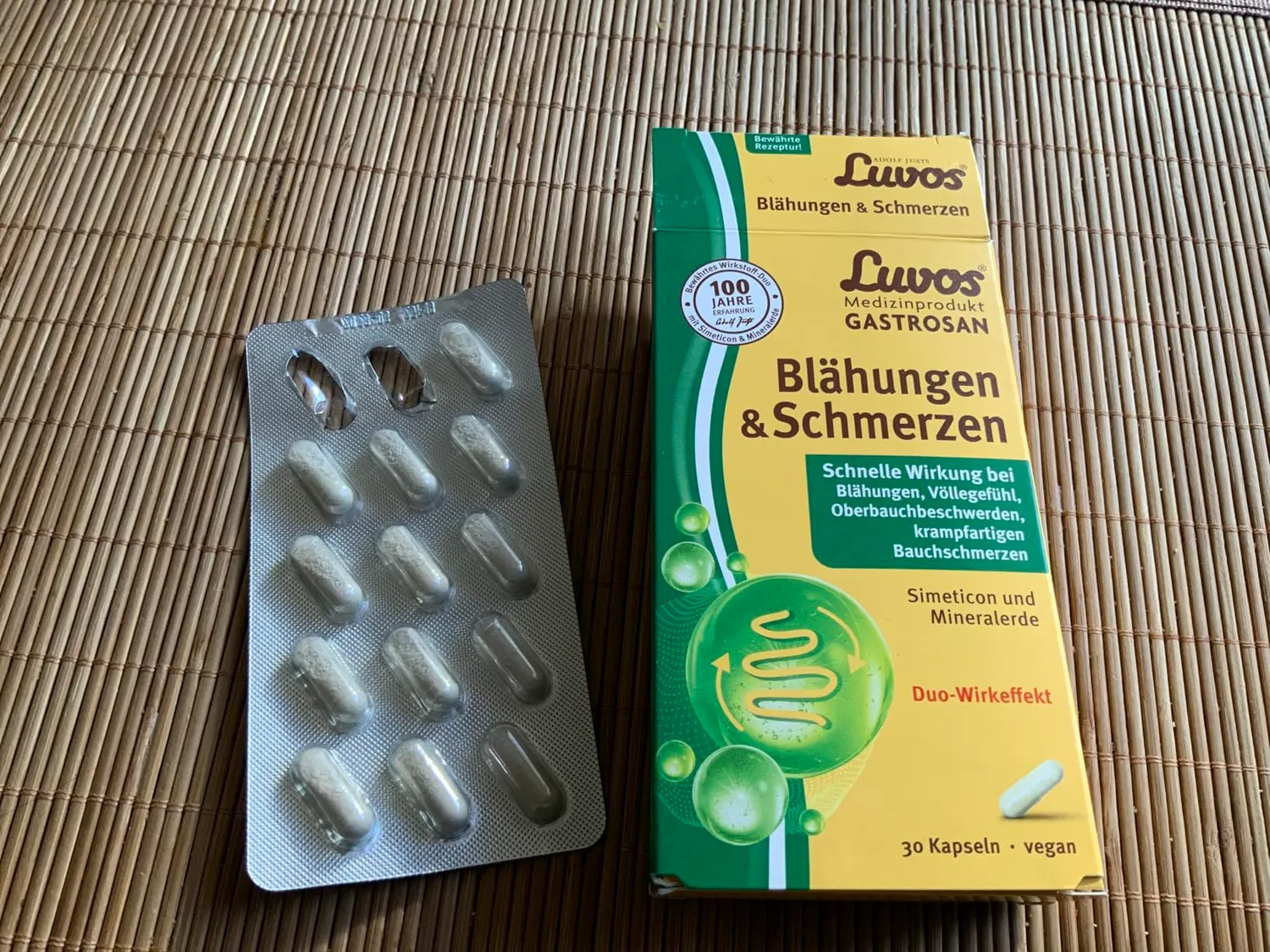 Luvos Gastrosan Kapseln 30 Stück bei Blähungen