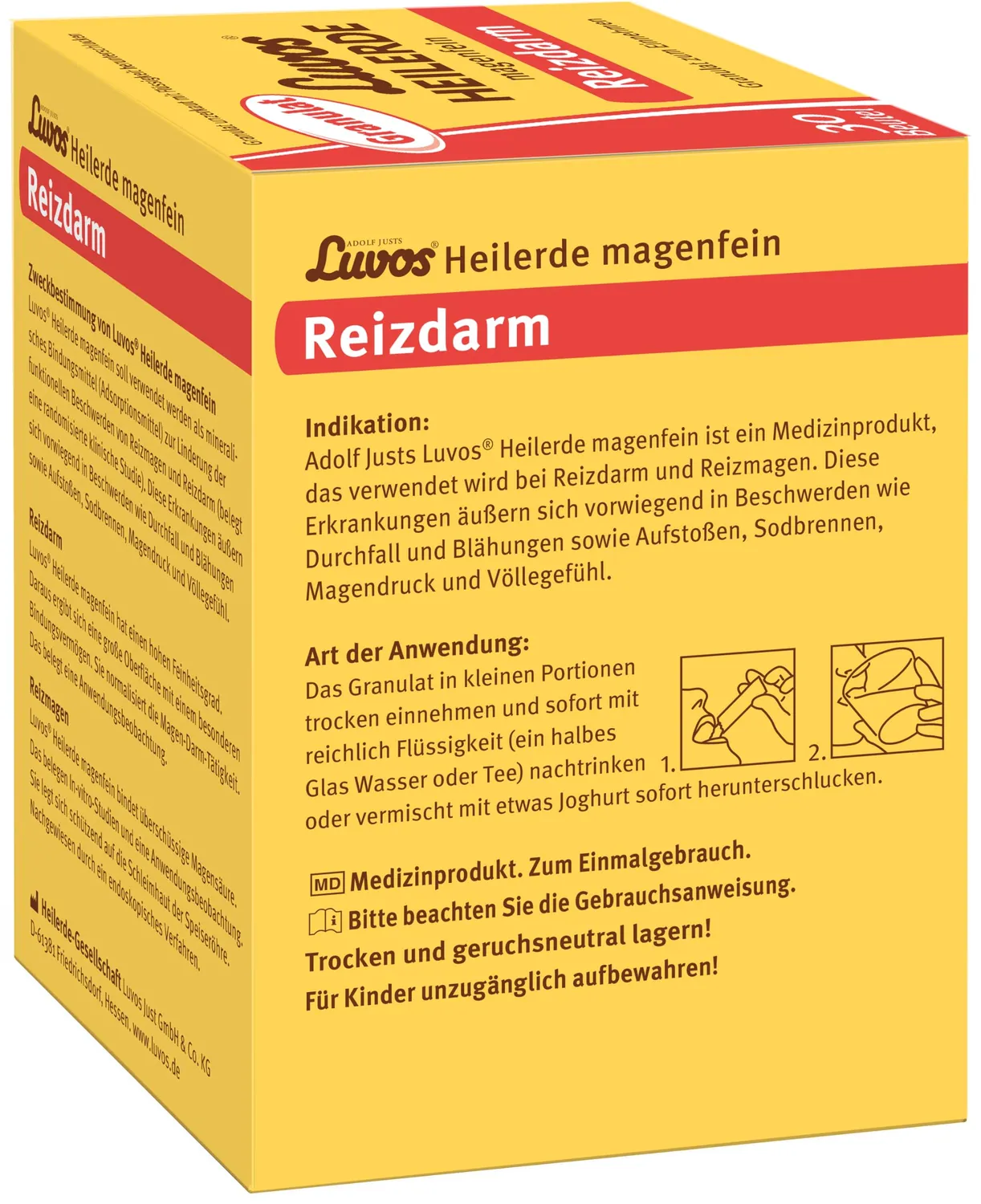 Luvos Heilerde magenfein Granulat 30 Beutel Reizdarm