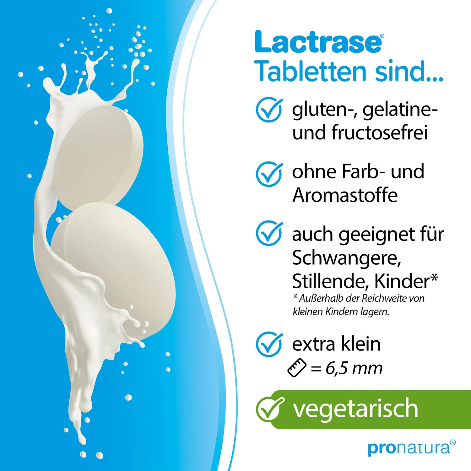 Lactrase 6000 Lactase Tabletten 240 Stück Mini-Tabletten