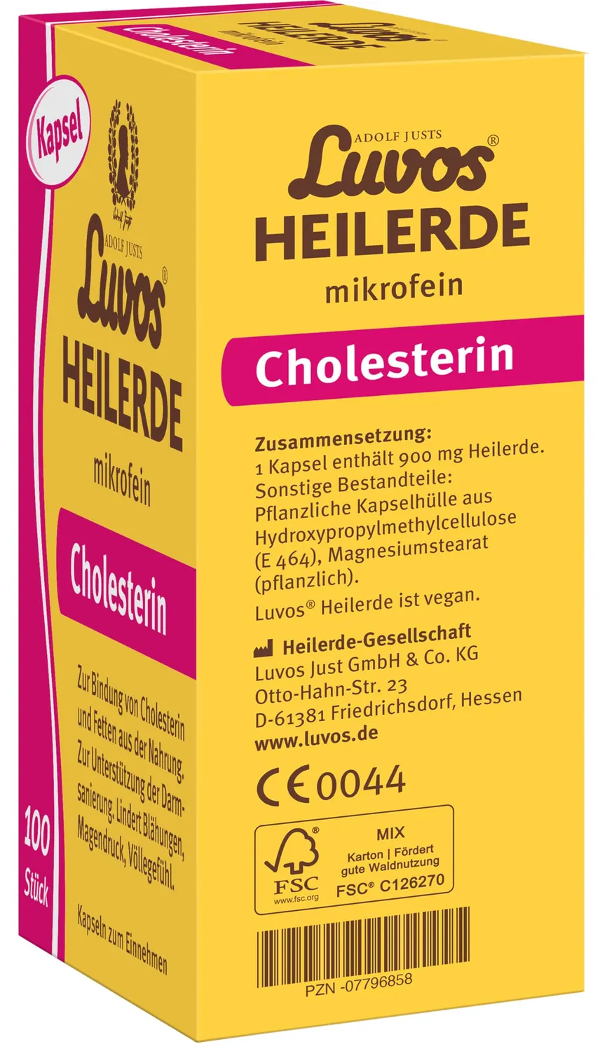 Luvos Heilerde mikrofein Kapseln 100 Stk vegan
