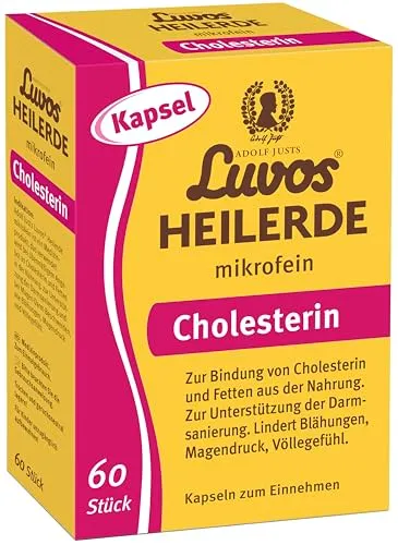 Luvos Heilerde mikrofein Kapseln 60 Stk Cholesterinbindung