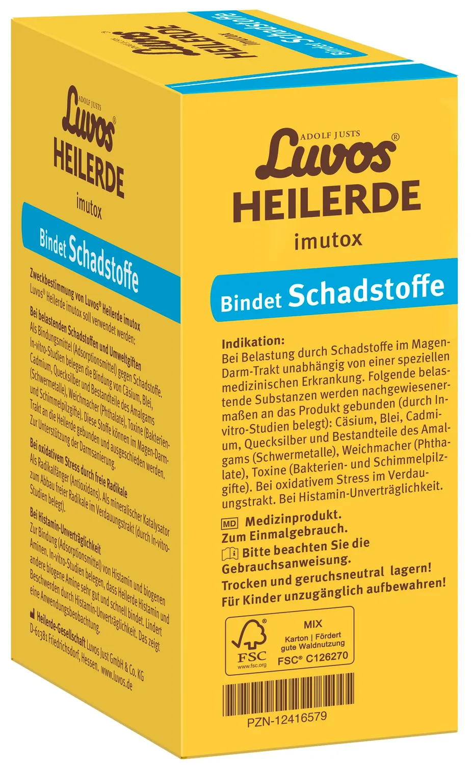 Luvos Heilerde imutox Kapseln 120 Stk vegan