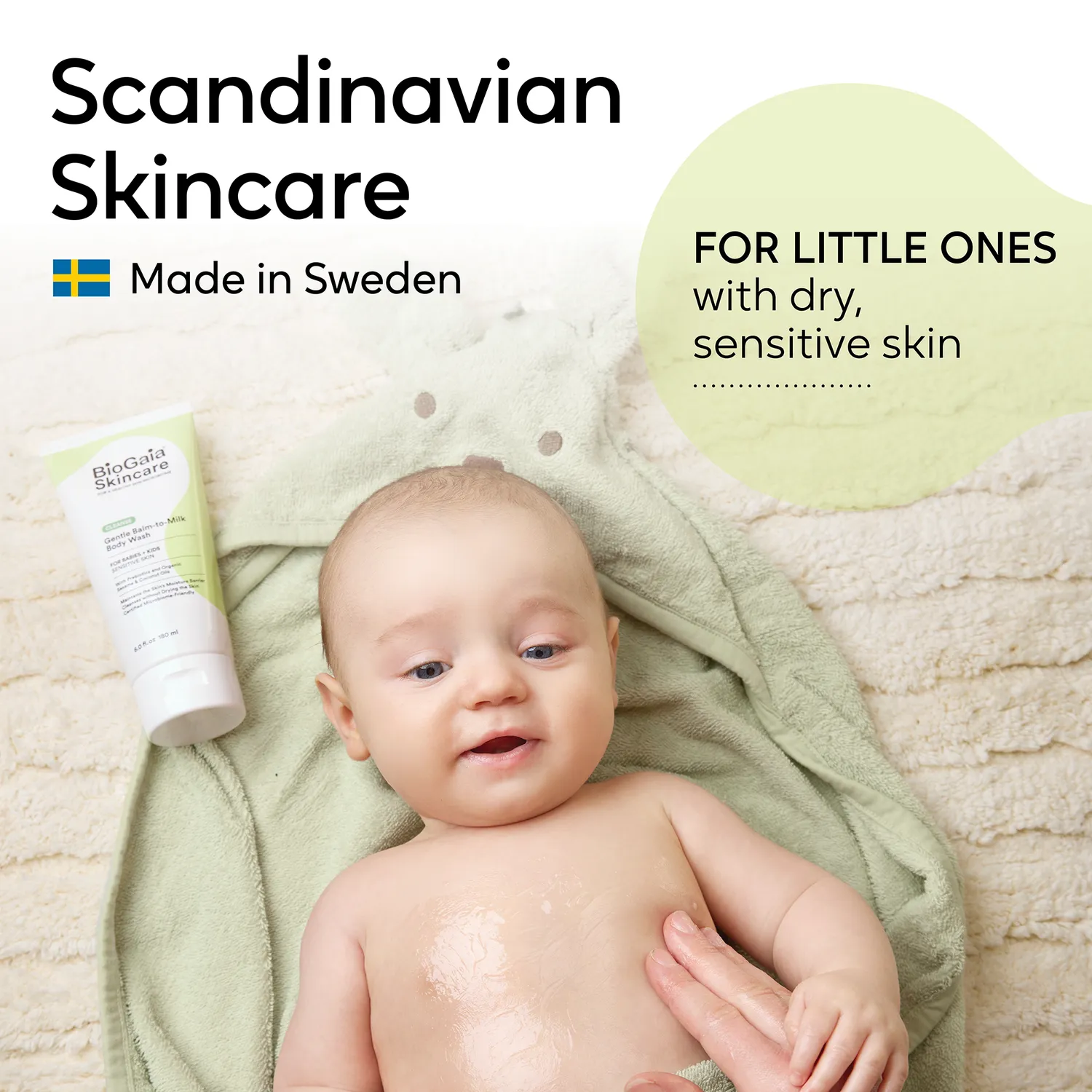 BiGaia Gentle Balm-to-Milk Körperwaschmittel Mikrobiom sanft