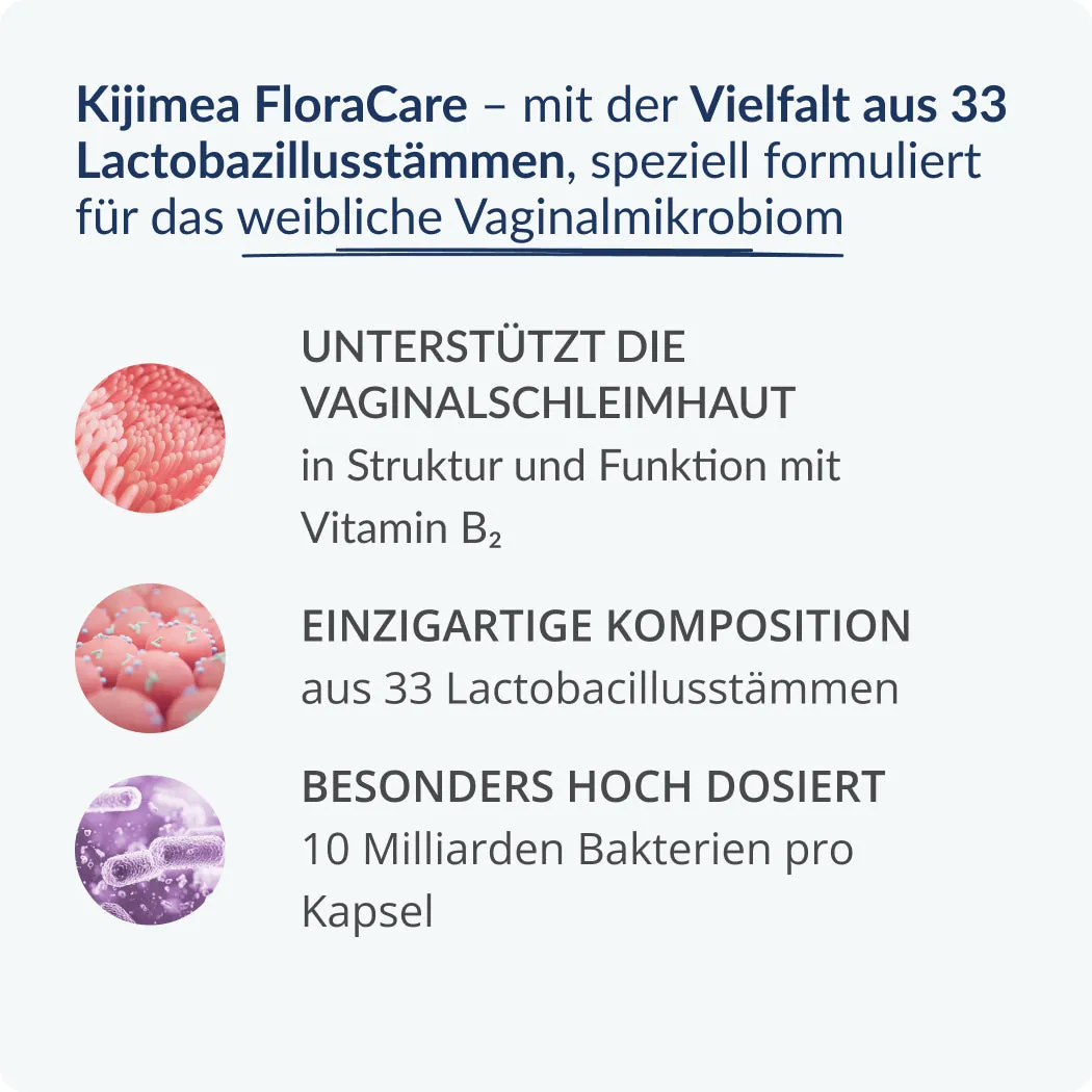 Kijimea FloraCare Kapseln 28 Kapseln mit Lactobacillus