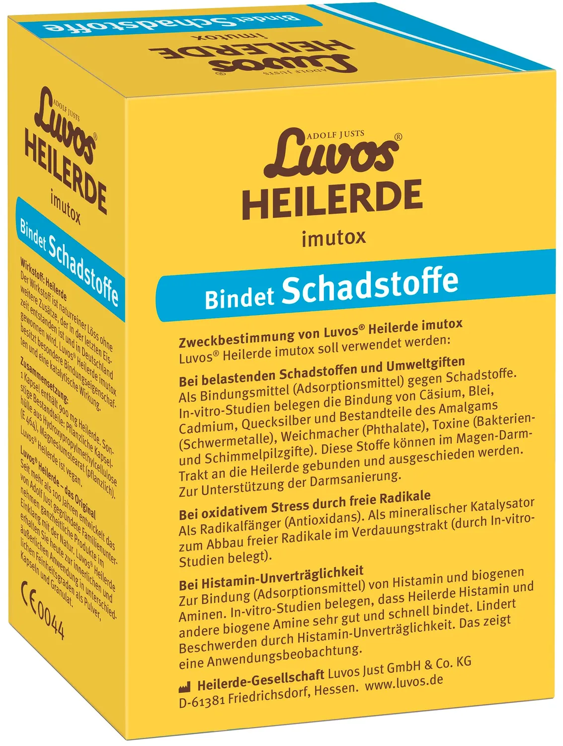 Luvos Heilerde imutox Kapseln 120 Stk vegan