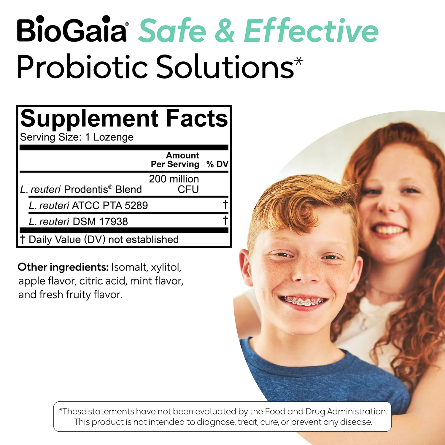 BioGaia Prodentis Kids Lutschtabletten Apfel Mundhygiene
