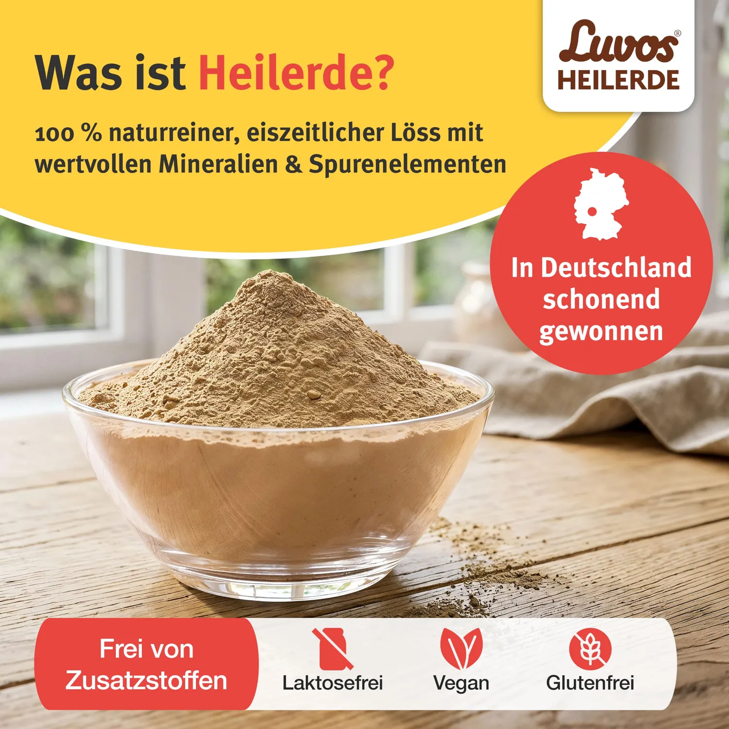 Luvos Heilerde magenfein Granulat 50 Beutel vegan