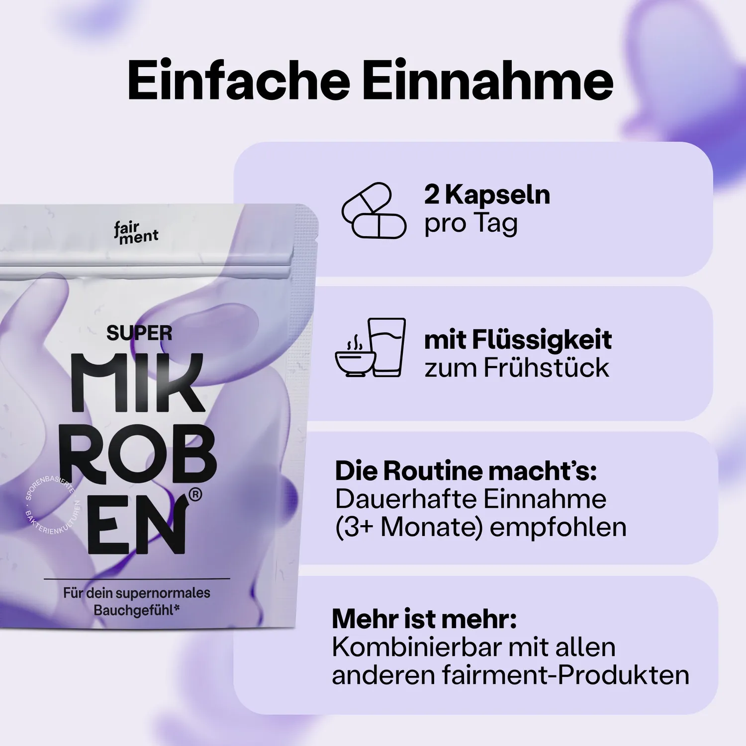 fairment SuperMikroben Biotika Kapseln Bacillus