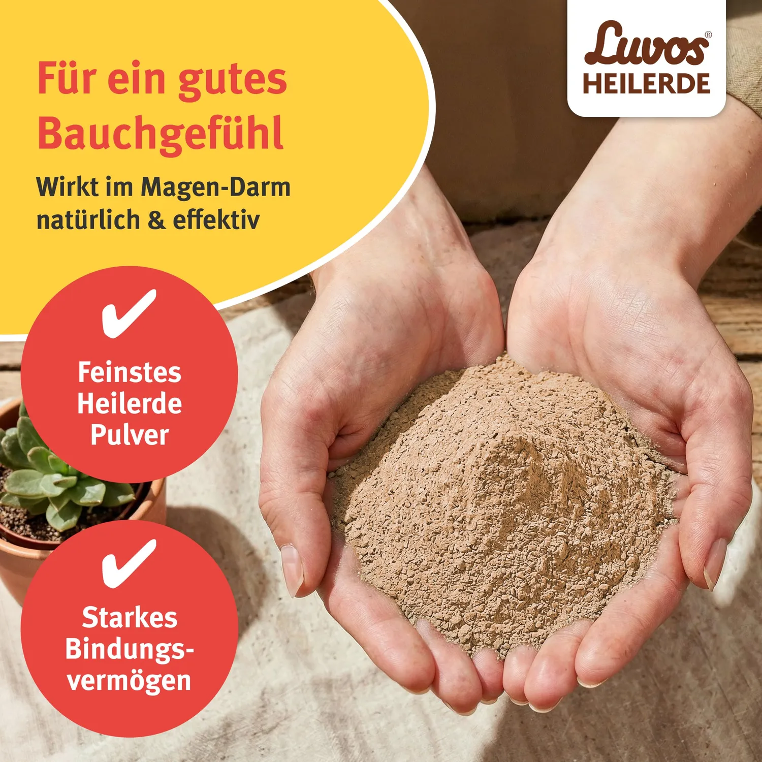 Luvos Heilerde magenfein Pulver 380 g laktosefrei
