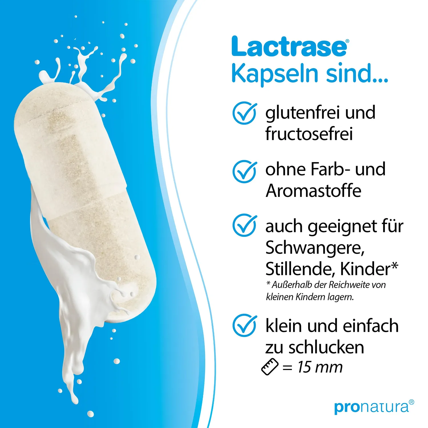 Lactrase 12000 Laktase Kapseln 150 Stk glutenfrei