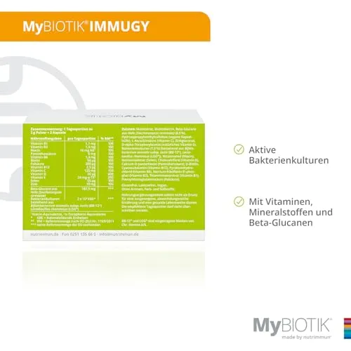 nutrimmun MyBIOTIK IMMUGY Pulver Kapseln 30 Tage LGG BB-12