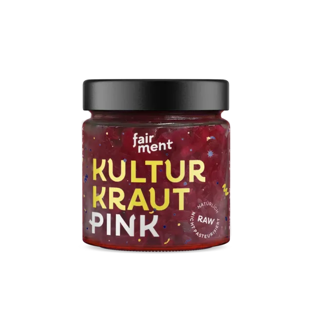 fairment Kultur-Kraut Pink fermentiert 330 g Rohkost