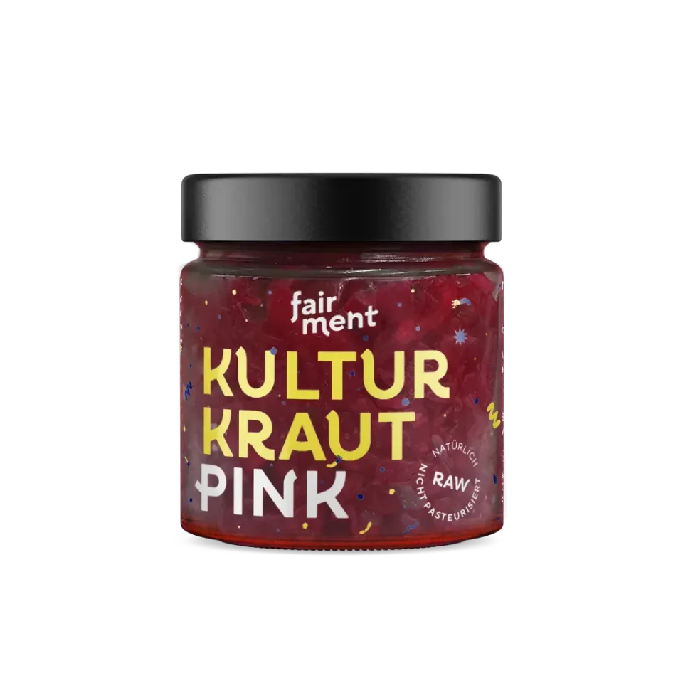 fairment Kultur-Kraut Pink fermentiert 330 g Rohkost